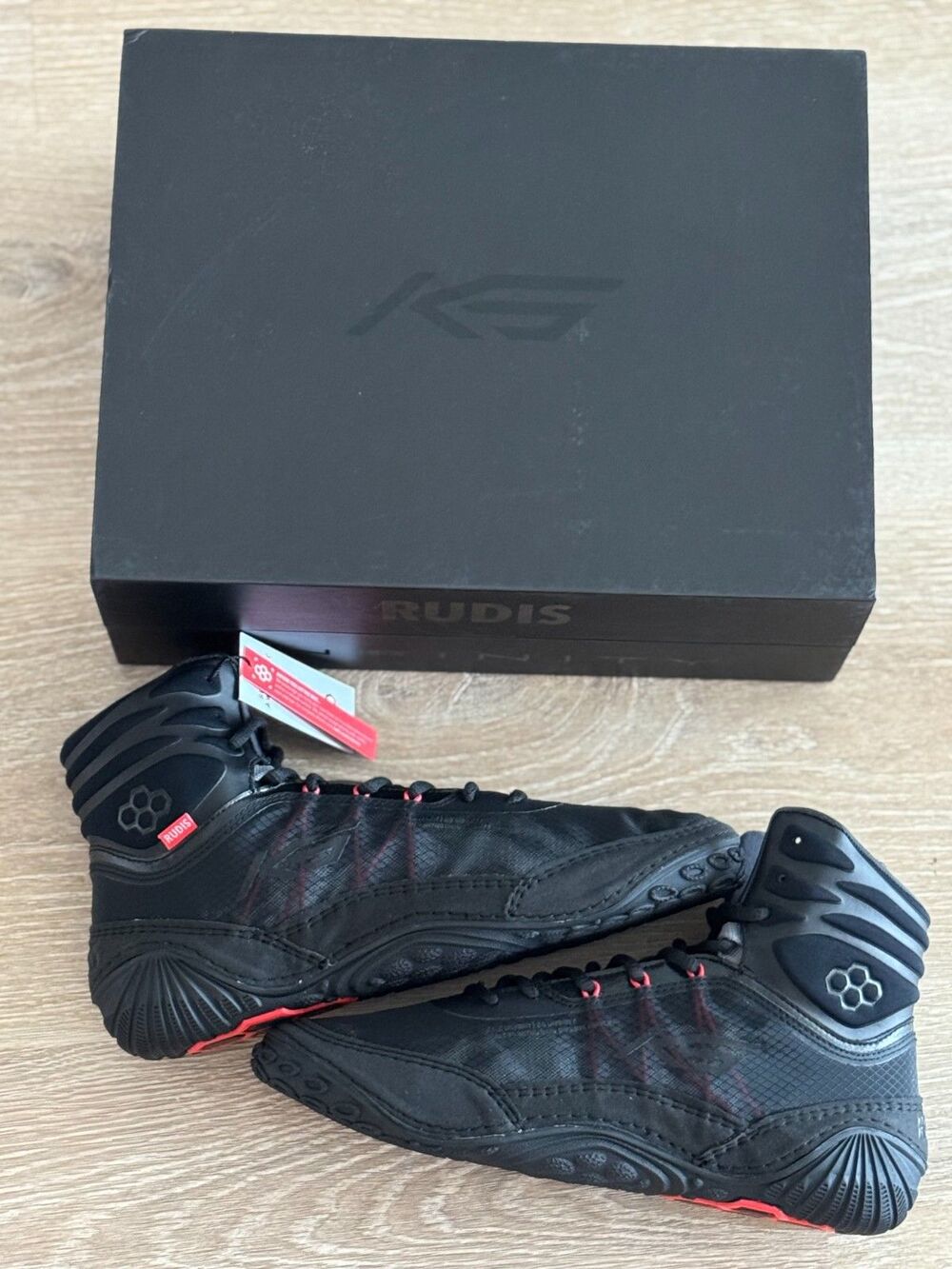 NEW Rudis KS Infinity Edge Carbon Black Mens Size 10 Wrestling Shoes